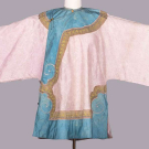 PATTERNED SILK CHINESE ROBE, 1920s