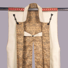 LATE EDO PERIOD SAMURAI JINBAORI, JAPAN, 19th C