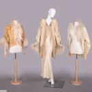 THREE SILK &amp; VELVET EVENING WRAPS, 1930-MID 20TH C