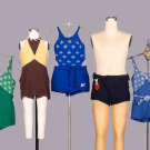 GENEROUS LOT OF WOOL SWIMWEAR, USA, 1930s