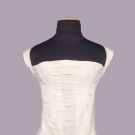 CORDED COTTON CORSET, LATE 1810-EARLY 1820s