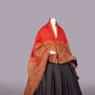 JACQUARD PAISELY SHAWL, 1870s