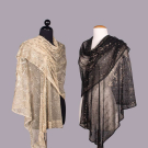TWO ASSUIT SHAWLS, EGYPT, 1920s