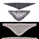 TWO NEEDLE RUN SHAWLS &amp; TWO MANTILLAS, 1830s &amp; 1850-1870s