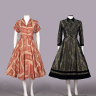 COUTURE BALMAIN &amp; CEIL CHAPMAN PARTY DRESSES, PARIS &amp; USA, c.1948 &amp; c. 1950