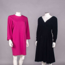 DIOR &amp; YSL DAY OR COCKTAIL DRESSES, 1980s &amp; S/S 1990