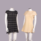 TWO RUDI GERNREICH KNIT MINIDRESSES, USA, c. 1971