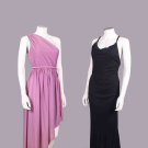 TWO RUDI GERNREICH JERSEY EVENING DRESSES, USA, 1965-1970