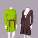 TWO RUDI GERNREICH MINIDRESSES &amp; BELT, USA, LATE 1960s