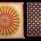 STARBURST &amp; COURTHOUSE STEPS QUILTS, USA, 1900-1930