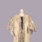 CREAM WOOL COAT W/ TAPE LACE, 1905