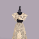 LACE APPLIQUE COLLAR &amp; SKIRT, 1900s