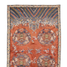 EMBROIDERED SILK PANEL, CHINA, QING DYNASTY C. 1860