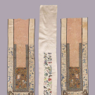 THREE EMBROIDERED PANELS, CHINA, QING DYNASTY C. LATE 19th c