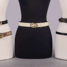 FIVE GUCCI &amp; VALENTINO LEATHER BELTS, ITALY, 1970’s-90’s