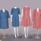 TWO MIDCENTURY MODERN DRESS &amp; COAT ENSEMBLES, 1950S &amp; 1960S
