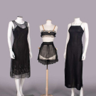 EMBROIDERED TULLE OVERDRESS &amp; SILK LINERGIE, 1925-1930s