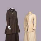 TWO WALKING SUITS, 1910s