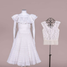 LACE DAY DRESS &amp; BLOUSE, 1950s