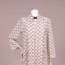 CREAM &amp; TAUPE KNIT JACKET, 1930s