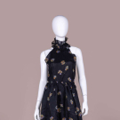 FLORAL ORGANZA MAXI DRESS, 1970s