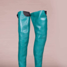 MOD OVER THE KNEE BOOTS, PARIS, C. 1970