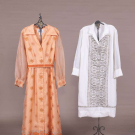 PAIR OF ALFRED SHAHEEN PRINTED DRESSES, 1970s