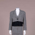 KARL LAGERFELD CHECKED SKIRT SUIT, 1980s