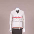 MOD 3-PC WOOL KNIT SKIRT SUIT, 1960s