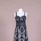 HORROCKSES PRINTED MAXI DRESS, 1960s