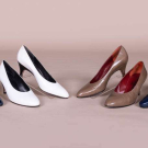 COLLECTION OF YVES SAINT LAURENT LEATHER PUMPS, SZ 8-8.5, 1980s-1990s