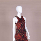 MCQUEEN RED TARTAN DRESS, 2000s