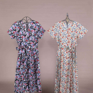  TWO LIBERTY OF LONDON PRINTED DAY DRESSES, 1980s