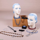 GENEROUS LOT OF CRYSTAL JEWELRY &amp; BROOCHES, MID-LATE 20TH C