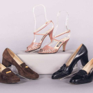 THREE PAIR GIVENCHY HEELS, PARIS, 1970-1980s