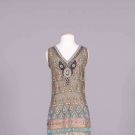 BEAD ENCRUSTED ART DECO EVENING DRESS, FRANCE, C. 1925