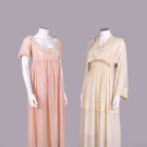 REGENCY STYLE FANCY DRESS &amp; SILK AFTERNOON DRESS, 1930s &amp; C. 1916