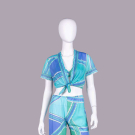 EMILIO PUCCI 3-PC LOUNGING ENSEMBLE, EARLY 1970s
