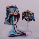 TWO CHILDRENS’ CEREMONIAL ANIMAL HATS, CHINA, EARLY 20TH C