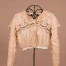 EMBROIDERED TULLE BODICE, 1910s