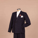 SHARP PINSTRIPE SUIT, LATE 1930s