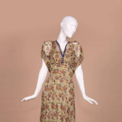 FLORAL CHIFFON GARDEN PARTY DRESS, 1930s