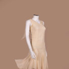 CREAM SILK CREPE PARTY DRESS, C. 1925
