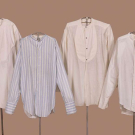 FOUR COTTON MENS’ BUTTON DOWN SHIRTS, EARLY 20TH C