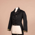GENTS’ BLACK WOOL TAILCOAT, 1850-1860