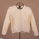 GENE SHELLY BEADED CARDIGAN, 1950s