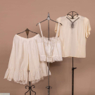 CAMISOLE, BLOOMERS &amp; BLOUSE, 1900-1910 &amp; 1940s