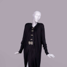 BOB MACKIE MATTE JERSEY EVENING DRESS, 1980s