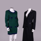 TWO CHANEL &amp; CELINE DAY ENSEMBLES, PARIS, 1990s