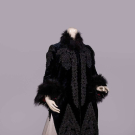 EMBELLISHED SILK VELVET DOLMAN, NEW YORK, 1880s
